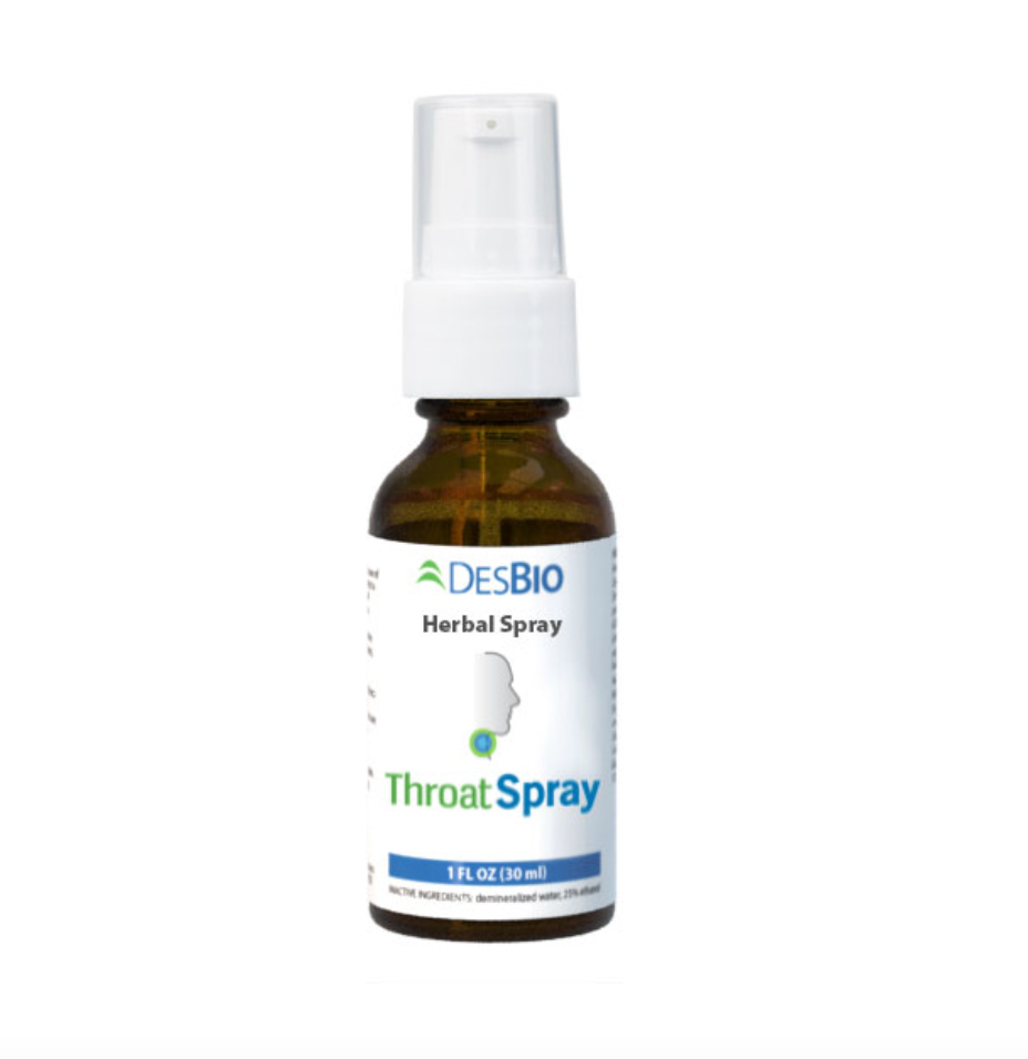 DesBio Throat Spray Herbal 1 fl oz