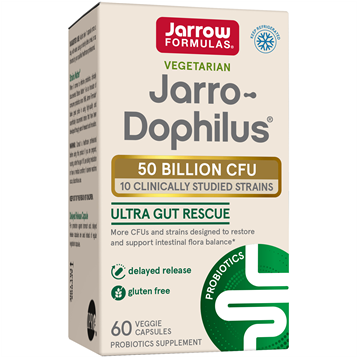 Jarrow Formulas Ultra Jarro-Dophilus Ultra Gut Rescue 50 Billion CFU Probiotic (60 caps)