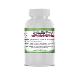 Zinc (Whole Food, Thyroid Capsules, Drops, Testing)