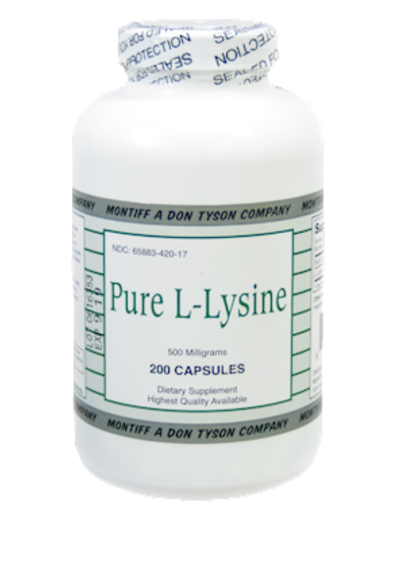 Montiff Pure L-Lysine (EBV, Cold Sores, Viruses, Covid Protection)
