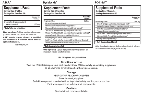 Biotics Research SBO (SIBO) KIT