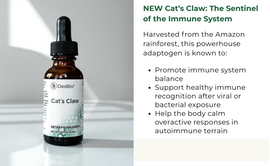 DesBio Herbal Allies For Immune Support and Hidden Infections (Cat's Claw, Teasel, Vitamin D3/K2) - 0