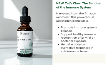 DesBio Herbal Allies For Immune Support and Hidden Infections (Cat's Claw, Teasel, Vitamin D3/K2) - 0
