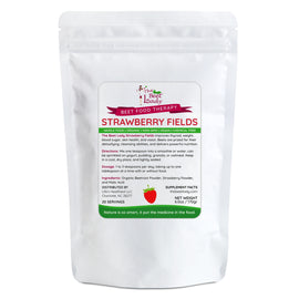 The Beet Lady STRAWBERRY FIELD Beet Food Nutritional Therapy powder blended with real fruit.  Organic, plant-based, non-GMO. 6 oz