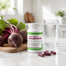 The Beet Lady JUST BEETS Nutritional Therapy powder and capsules.  Organic, plant-based, non-GMO-3