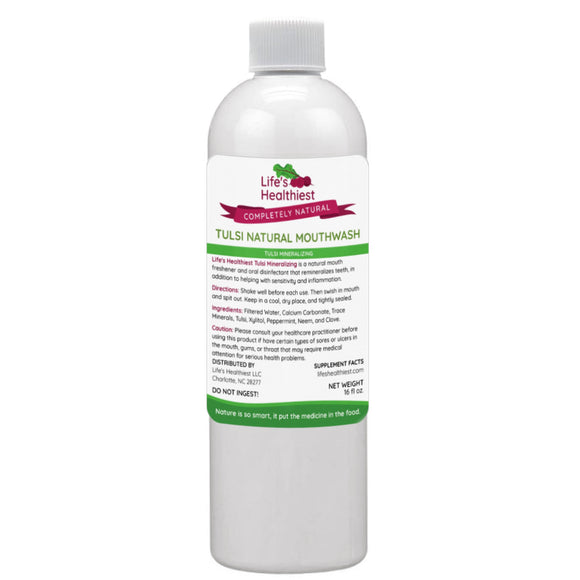 Life's Healthiest Completely Natural Mineralizing Mouth Wash & Tooth Powder.  Oral Microbiome Test Kit