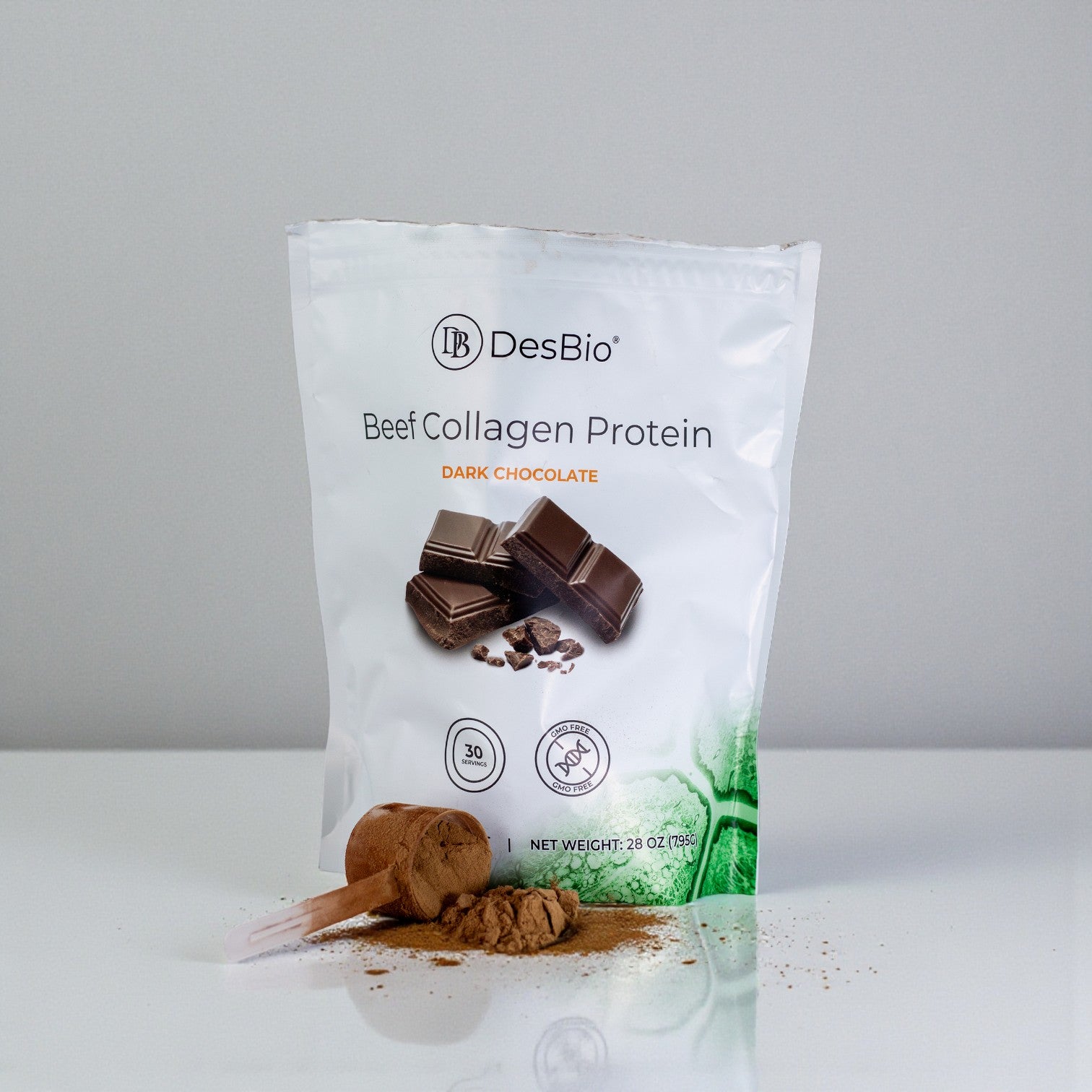 DesBio Grass Fed Beef Collagen Protein (Dark Chocolate) | Life's Healthiest