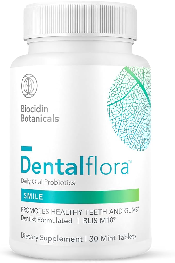 Biocidin Dentalflora Smile Daily Oral Probiotic 30 Mint Tablets | Life ...