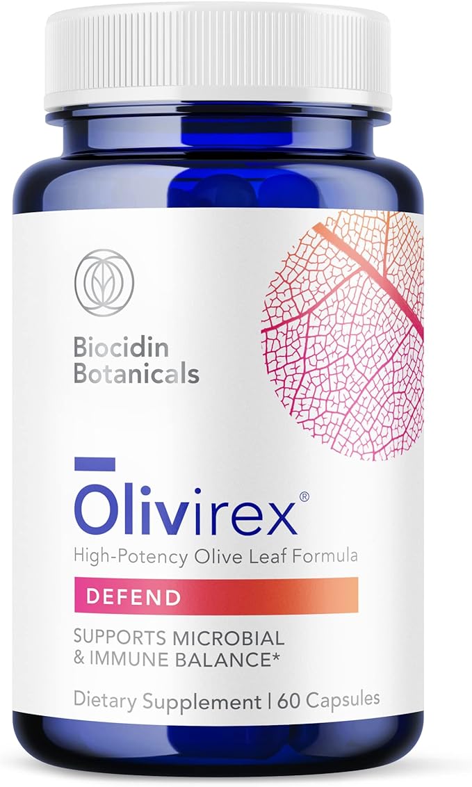 Biocidin Olivirex High Potency Olive Leaf Formula 60 capsules