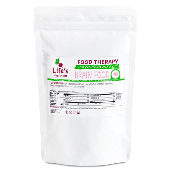 Life's Healthiest Brain Food Whole Food Nutritional Therapy 6.0 oz