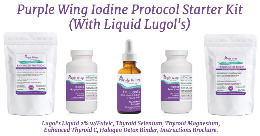 Purple Wing Therapy IODINE PROTOCOL STARTER KIT