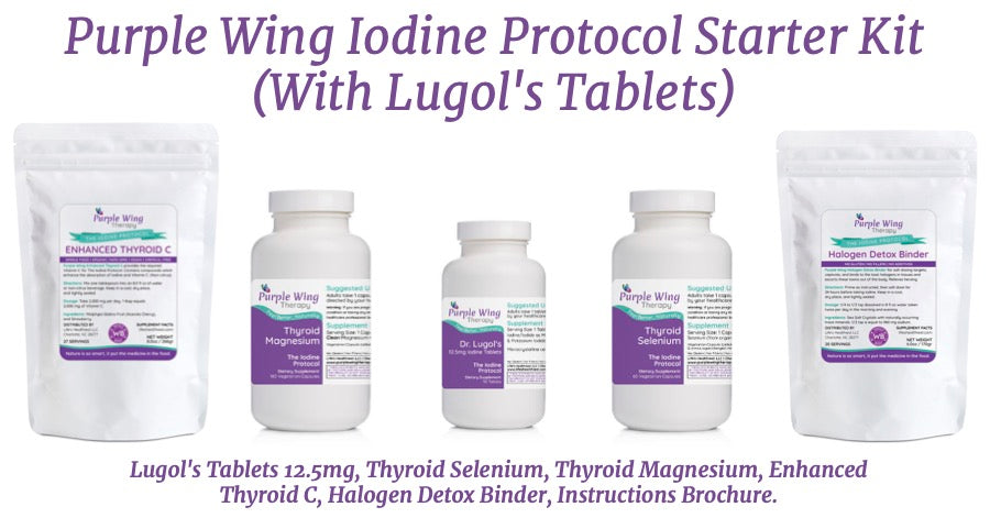 Purple Wing Therapy IODINE PROTOCOL STARTER KIT