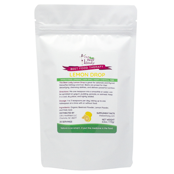 The Beet Lady Lemon Drop Beet Food Therapy