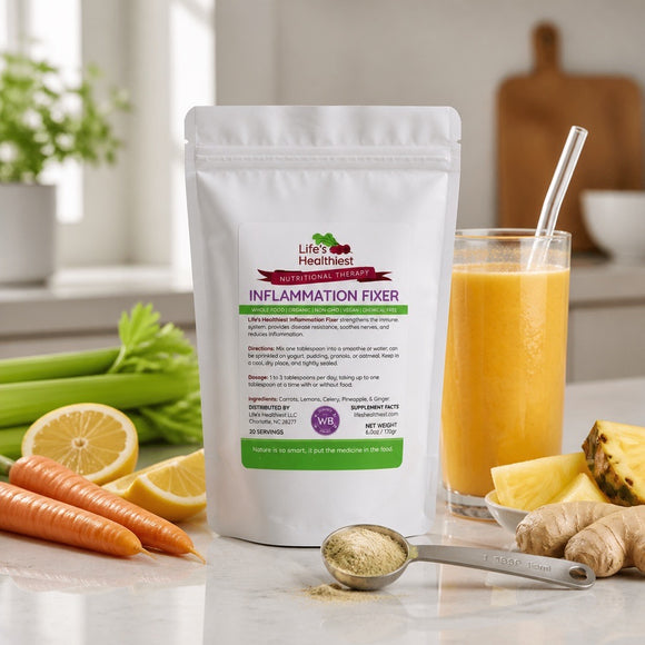 Life's Healthiest INFLAMMATION FIXER Whole Food Nutritional Therapy 6.0 oz (Reduces Systemic Inflammation)