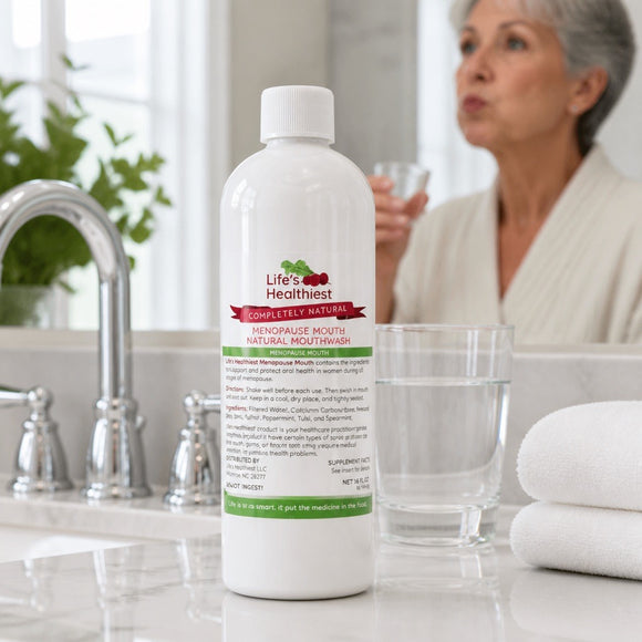 Life's Healthiest Completely Natural Mineralizing Mouth Wash & Tooth Powder.  Oral Microbiome Test Kit