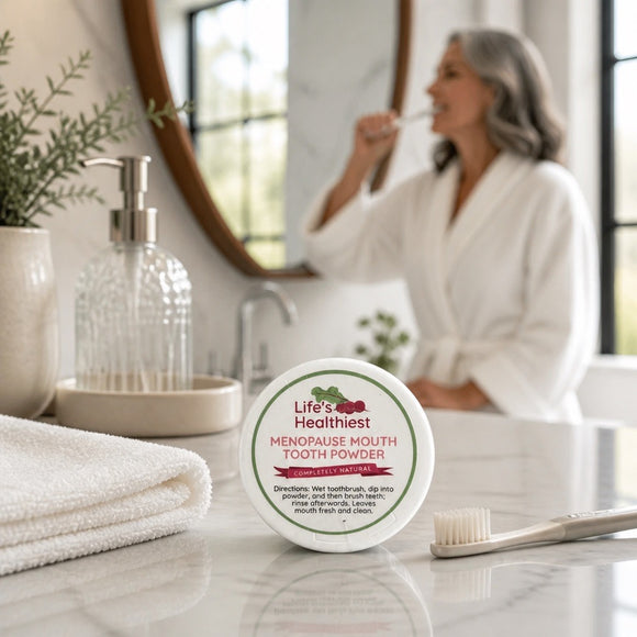 Life's Healthiest Completely Natural Mineralizing Mouth Wash & Tooth Powder.  Oral Microbiome Test Kit