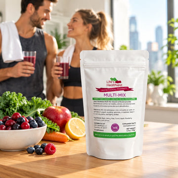 Life's Healthiest MULTI-MIX VITAMIN & MINERAL Whole Food Plant Based Nutrition 6.0 oz (Healthy Vitamin and Mineral Levels) - 0