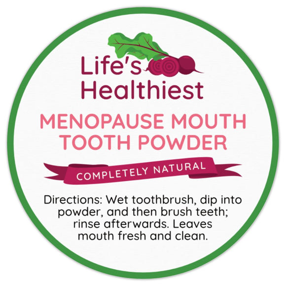 Life's Healthiest Menopause Mouth Tooth Powder