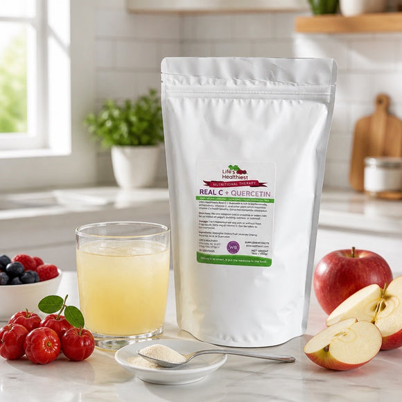 LIfe's Healthiest REAL VITAMIN C Whole Food Nutritional Therapy - (Powder and Capsules)