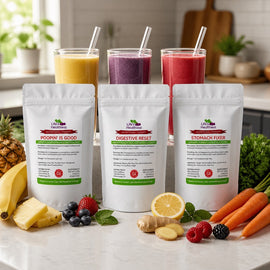 Life's Healthiest STOMACH & CONSTIPATION, DIGESTIVE RESET Duo or Trio  Whole Food Nutritional Therapy - 0