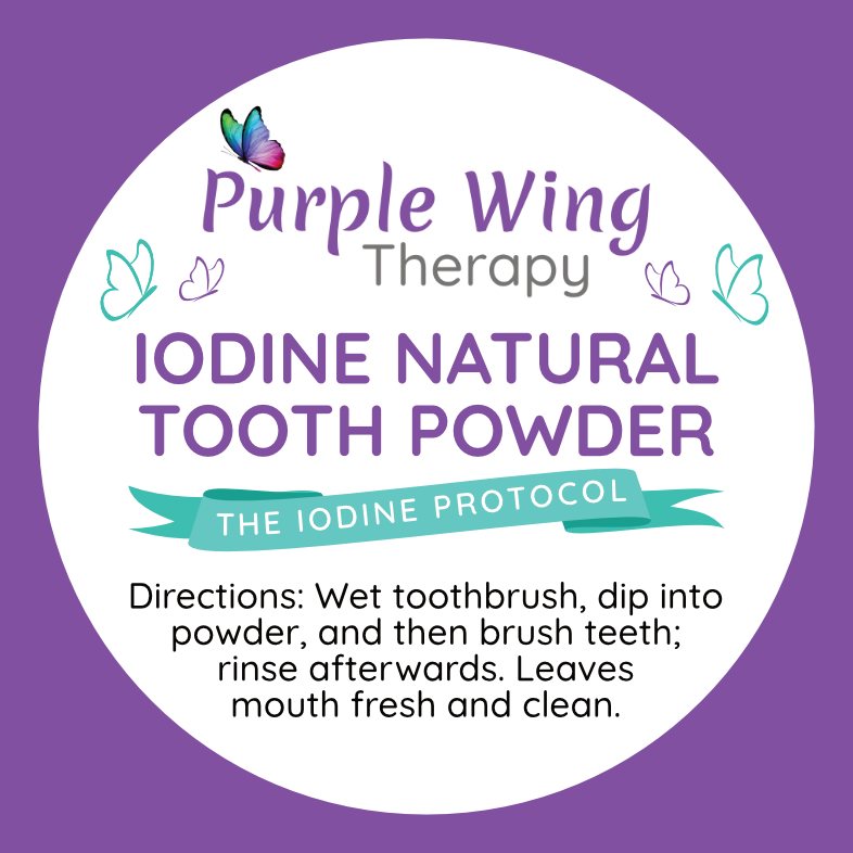 Purple Wing Therapy Iodine Tooth Powder (3 oz)