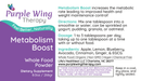 Purple Wing Therapy METABOLISM BOOST Whole Food Powder 8.0 oz (Metabolic Rate and Weight Control)