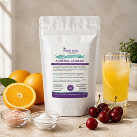 Purple Wing Therapy ADRENAL CATALYST Whole Food Powder 8.0 oz (Restore Adrenals and Replenish Electrolytes)