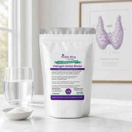 Purple Wing Therapy HALOGEN DETOX BINDER Herx Relief Salt 6.0 oz (The Iodine Protocol Co-Factor)
