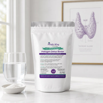 Purple Wing Therapy HALOGEN DETOX BINDER Herx Relief Salt 6.0 oz (The Iodine Protocol Co-Factor)