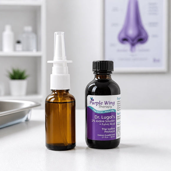 Purple Wing Therapy Dr. Lugol's Nasal Spray with Fulvic