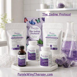 Purple Wing Therapy IODINE PROTOCOL STARTER KITS (Step One & Step Two)