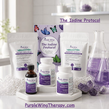 Purple Wing Therapy IODINE PROTOCOL STARTER KITS (Step One & Step Two)