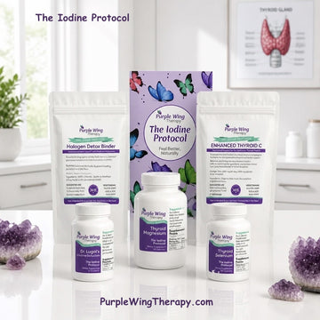 Purple Wing Therapy IODINE PROTOCOL STARTER KITS (Step One & Step Two) - 0