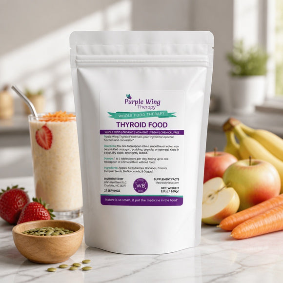 Purple Wing Therapy NATURAL IODINE MINERALIZING TOOTH POWDER & MOUTH WASH