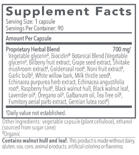 Biocidin Remove 90 Capsules