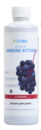 DesBio Micellular Immune Attune Dietary Supplement Elderberry 15.21 fl oz