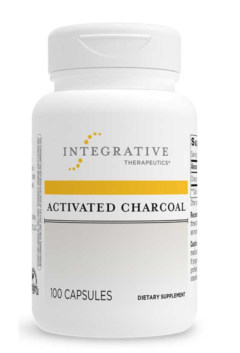 Integrative Therapeutics Activated Charcoal Binder 100 capsules