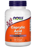 Now Caprylic Acid (Natural Anti-Fungal) 100 softgels-1
