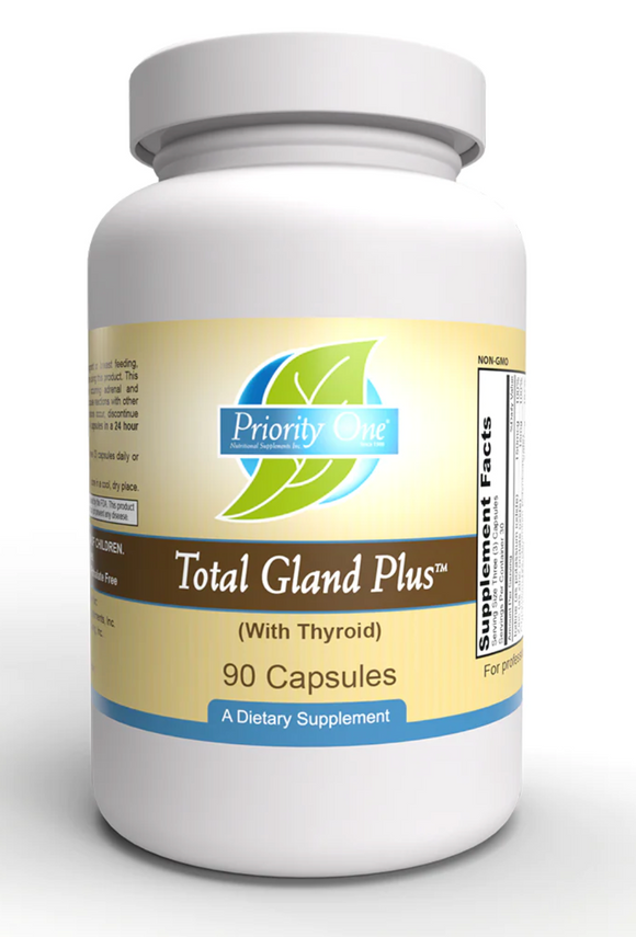Priority One Total Gland Plus 90 capsules