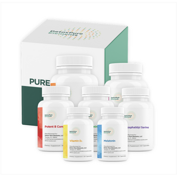 Detox Pure Elements Kit For Mycotoxin Illness (Dr. Andrew Campbell Recommended)
