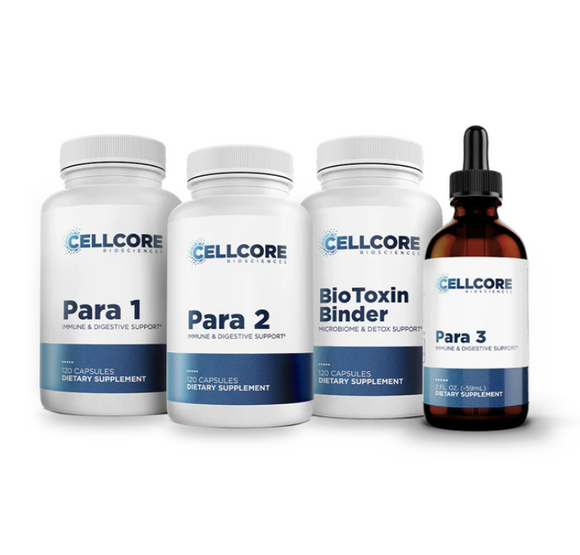 CellCore Para Kit [Parasite Cleansing] 4 Product Bundle