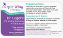 Purple Wing Therapy Dr. Lugol's 2% Iodine Solution + Fulvic Acid 2.0 fl oz 60ml (The Iodine Protocol)