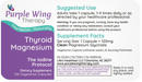 Purple Wing Therapy Thyroid Magnesium 120 capsules (The Iodine Protocol Co-Factor)