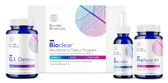 Biocidin Bioclear Microbiome Detox Program Trio With Biocidin Remove Liquid 1.0 fl oz - 30 Days