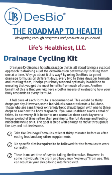 DesBio Drainage Cycling Kit For Effective Detoxification