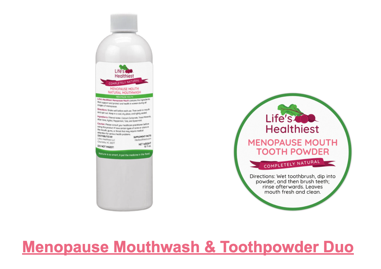 Life's Healthiest Completely Natural Mineralizing Mouth Wash & Tooth Powder.  Oral Microbiome Test Kit