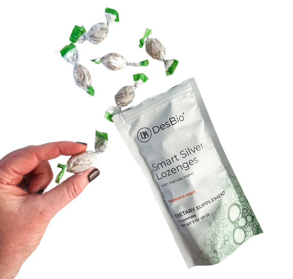 DesBio Smart Silver Lozenges Munauka Honey Mint