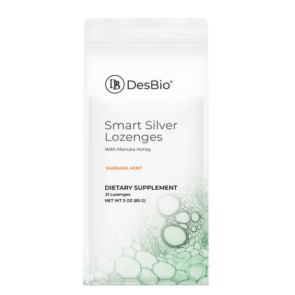 DesBio Smart Silver Lozenges With Manuka Honey Mint