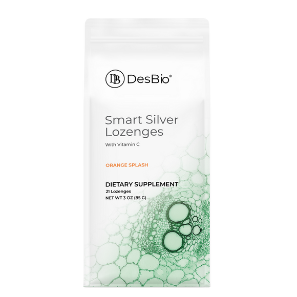 DesBio Smart Silver Lozenges With Vitamin C Orange Splash