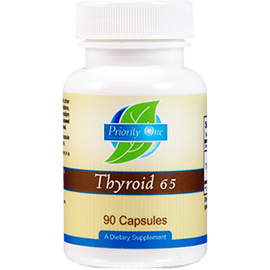 Priority One Thyroid 65mg 90 capsules